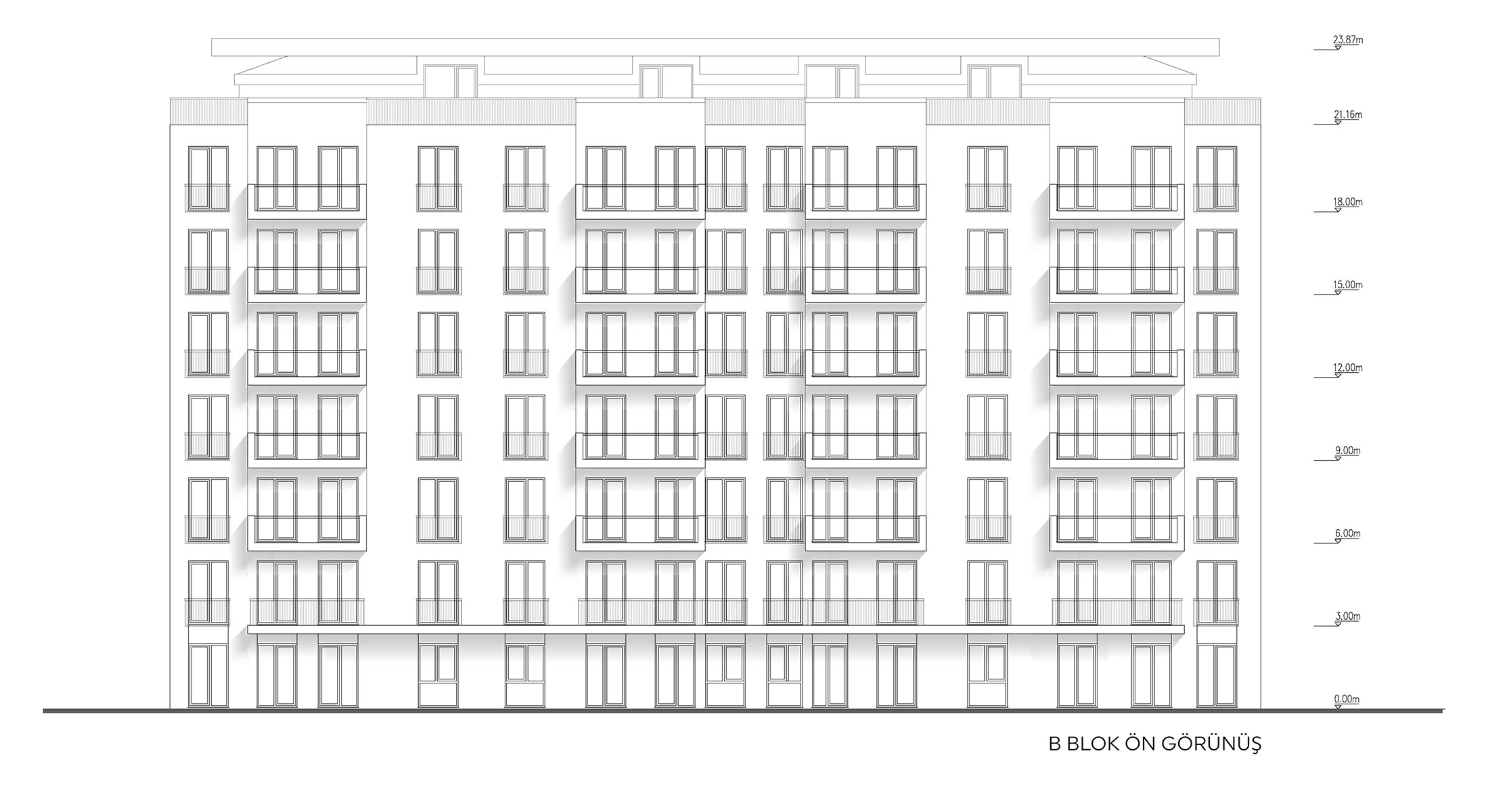 Suryapı İlkbahar 2 B Blok ön görünüşü, Sultanbeyli
